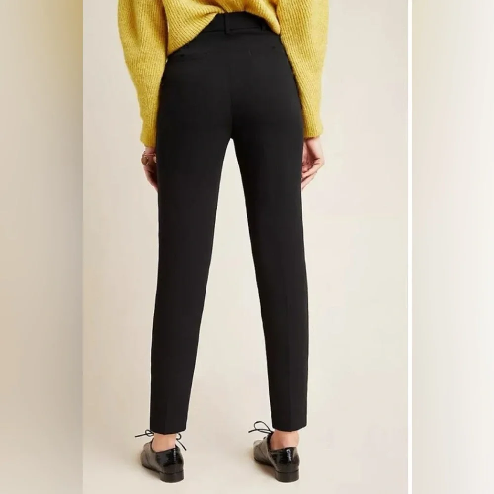 Anthropologie Sasha Button Fly Tapered Trousers